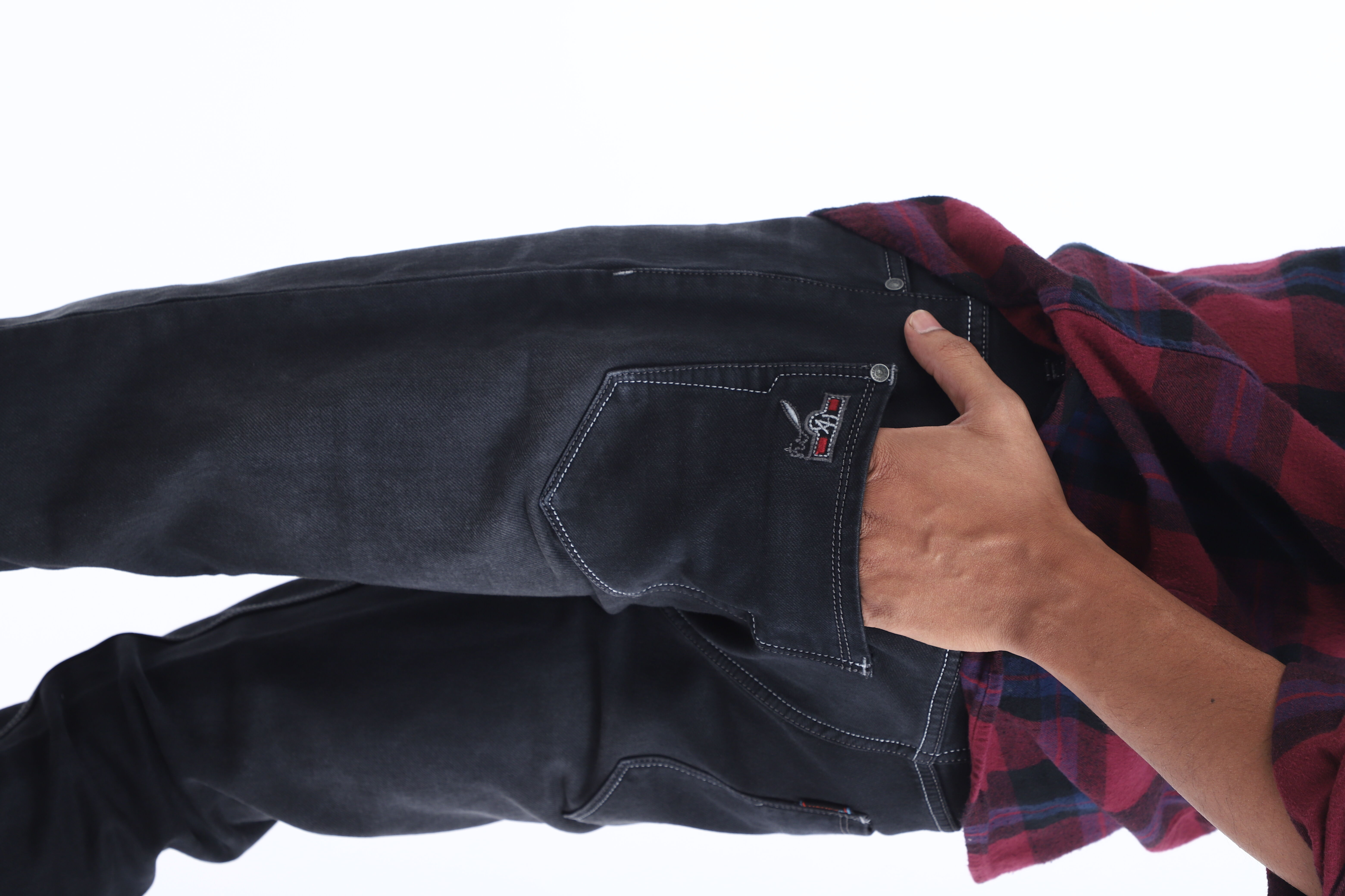 Mens Black Denim Jeans