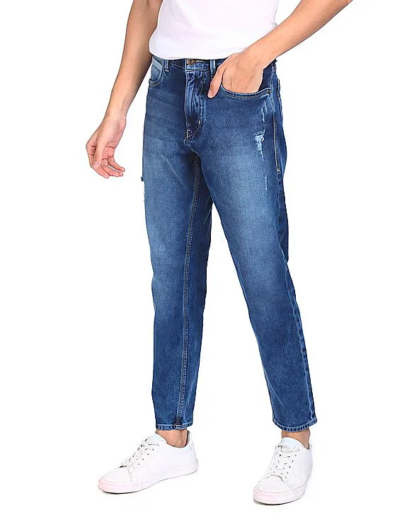 Mens Ankle Length Jeans