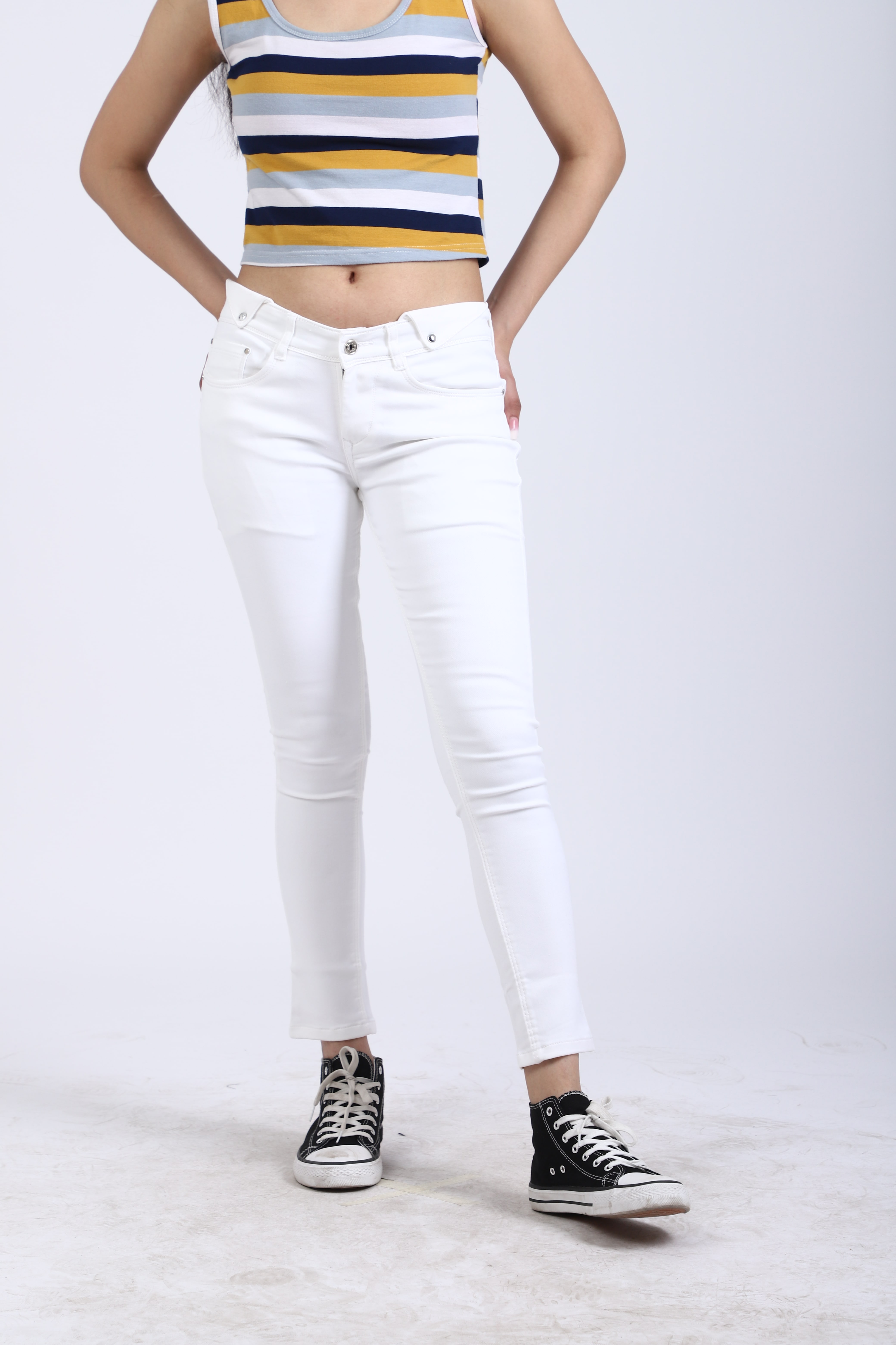 Women White Jeans