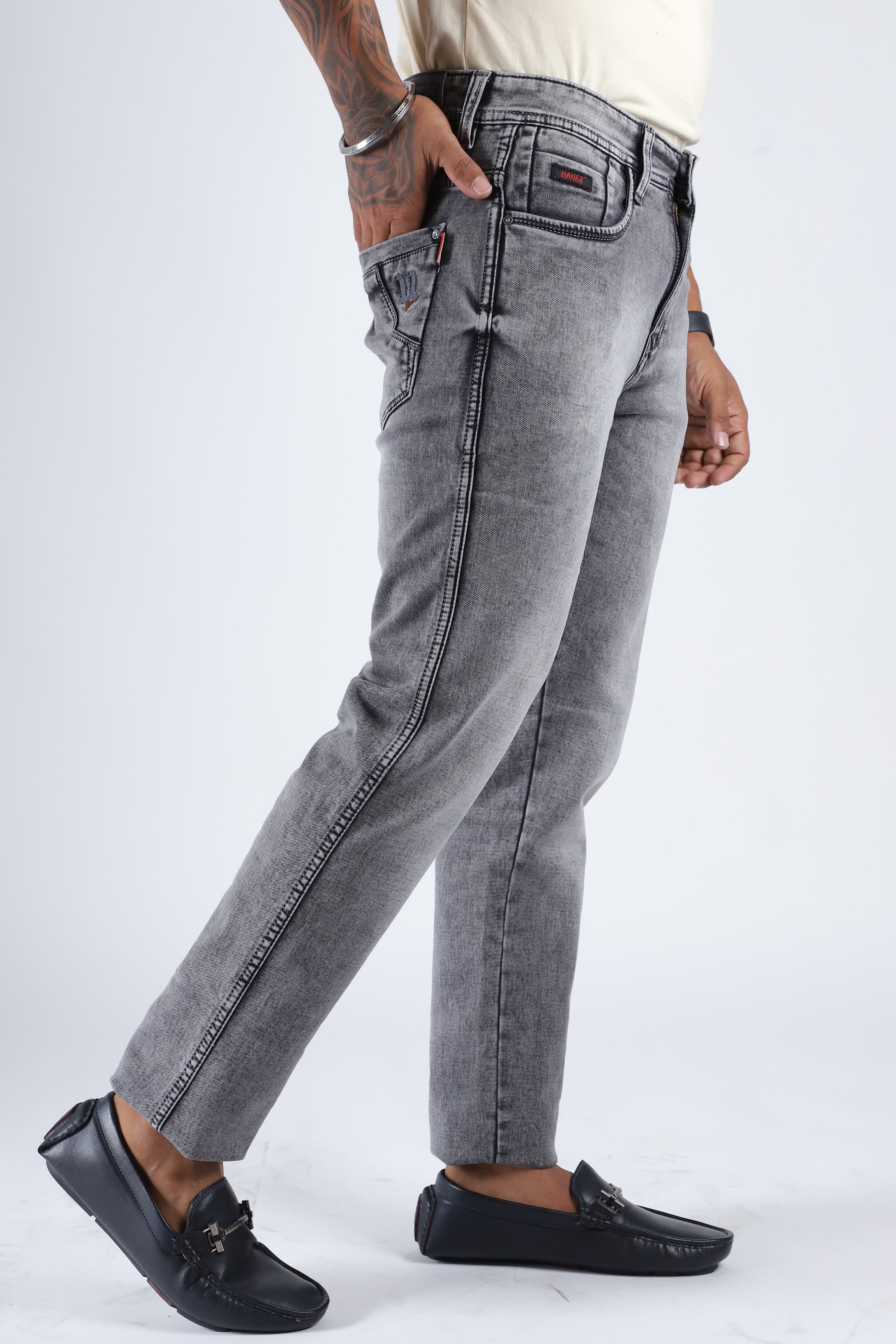 Hanex Premium Ball Blasted Denim Jeans