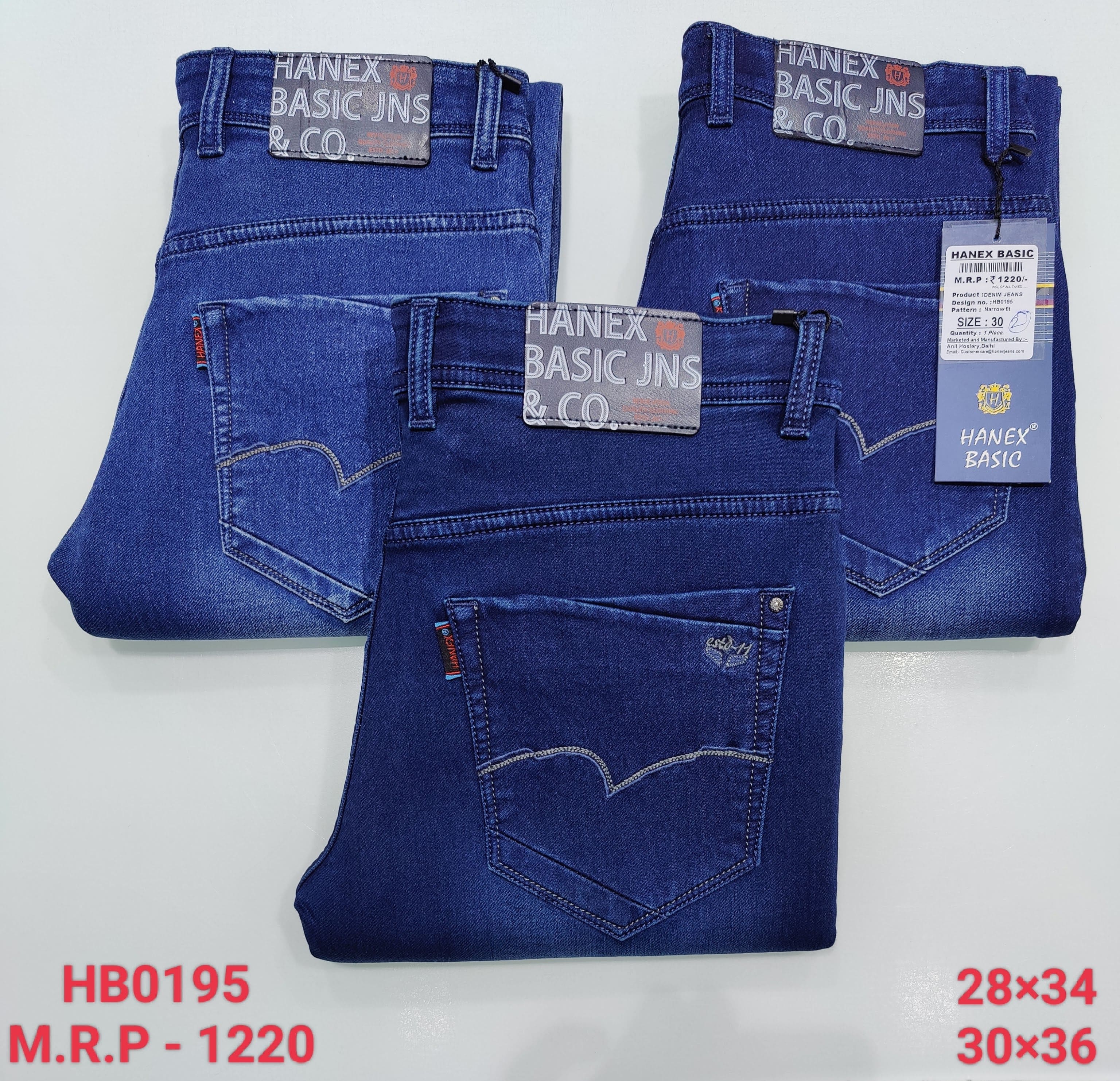 Mens Blue Denim Jeans